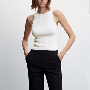 NWT Set of Mango Ribbed Sleeveless Tops